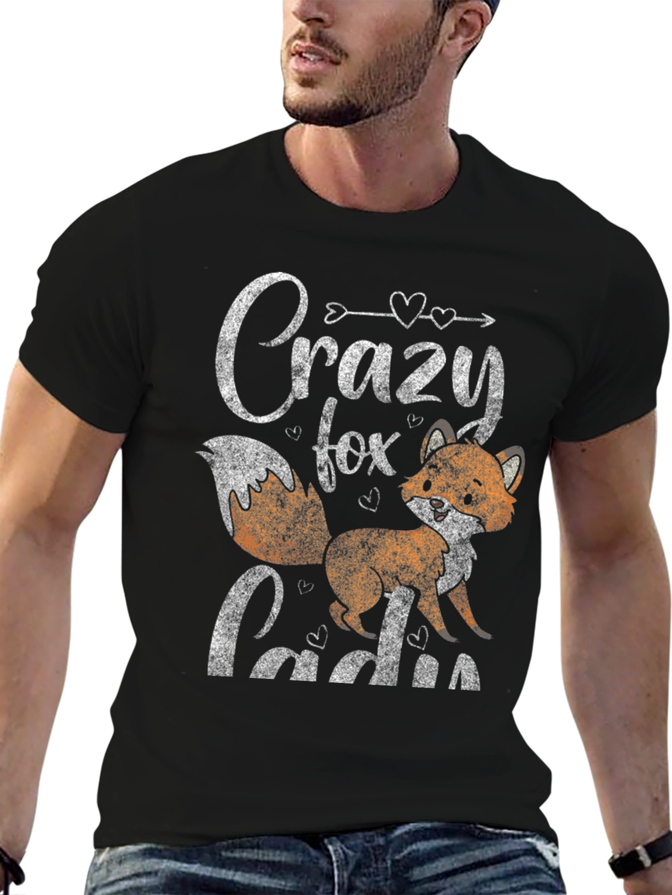 Crazy Fox Lady Graphic Tee