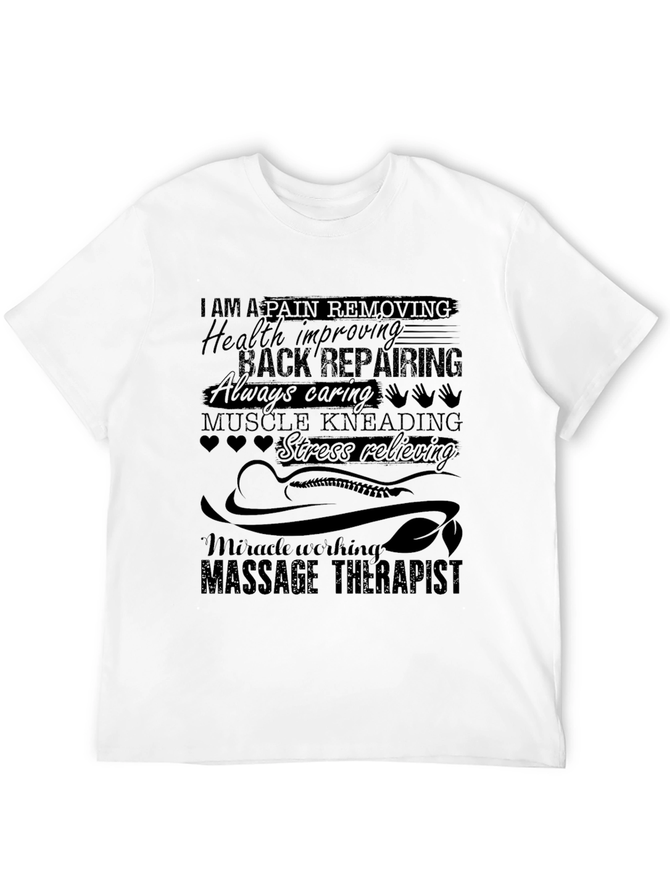 Massage Therapist Graphic T-Shirt - Pain Relieving