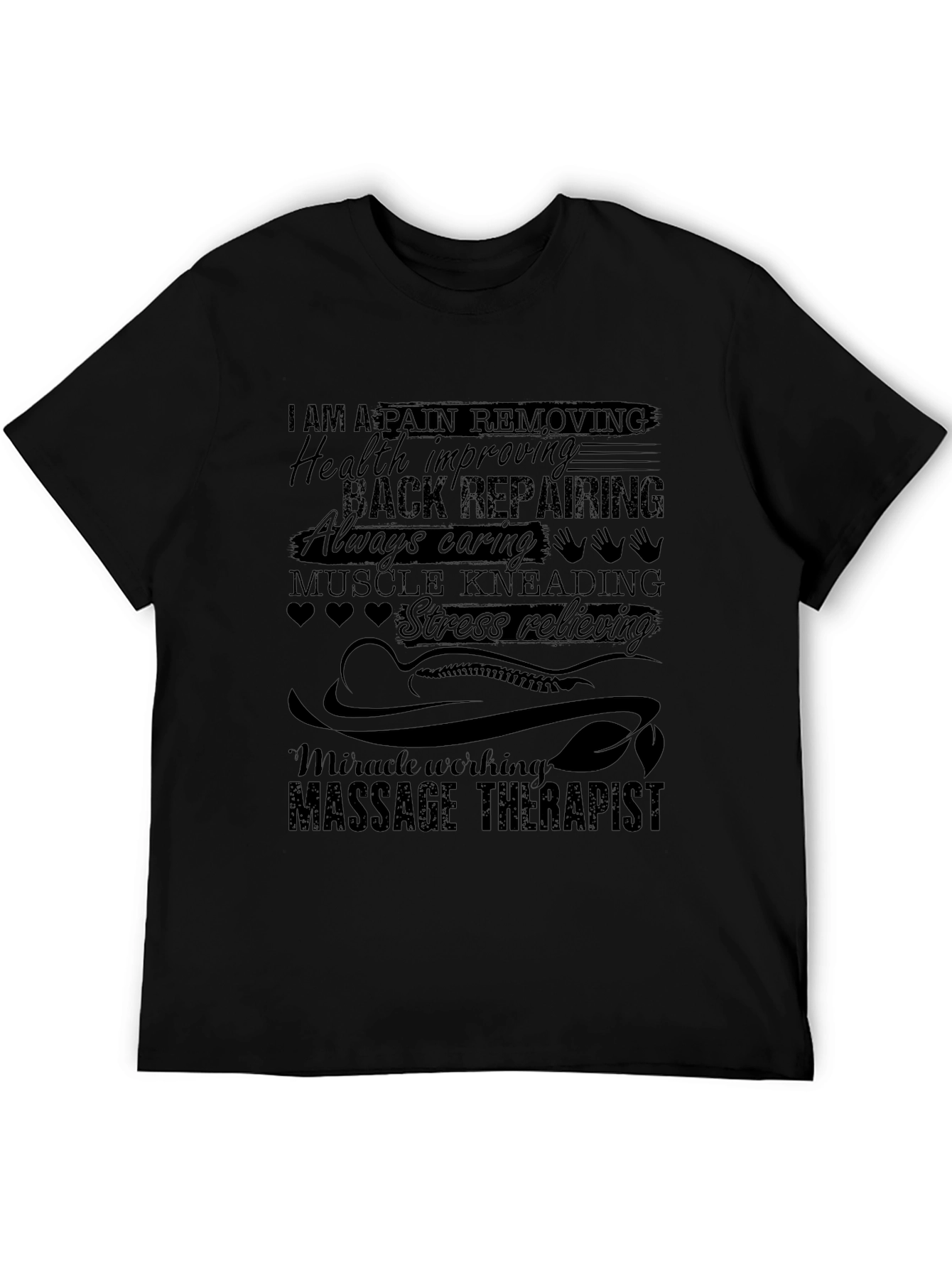 Massage Therapist Graphic T-Shirt - Pain Relieving