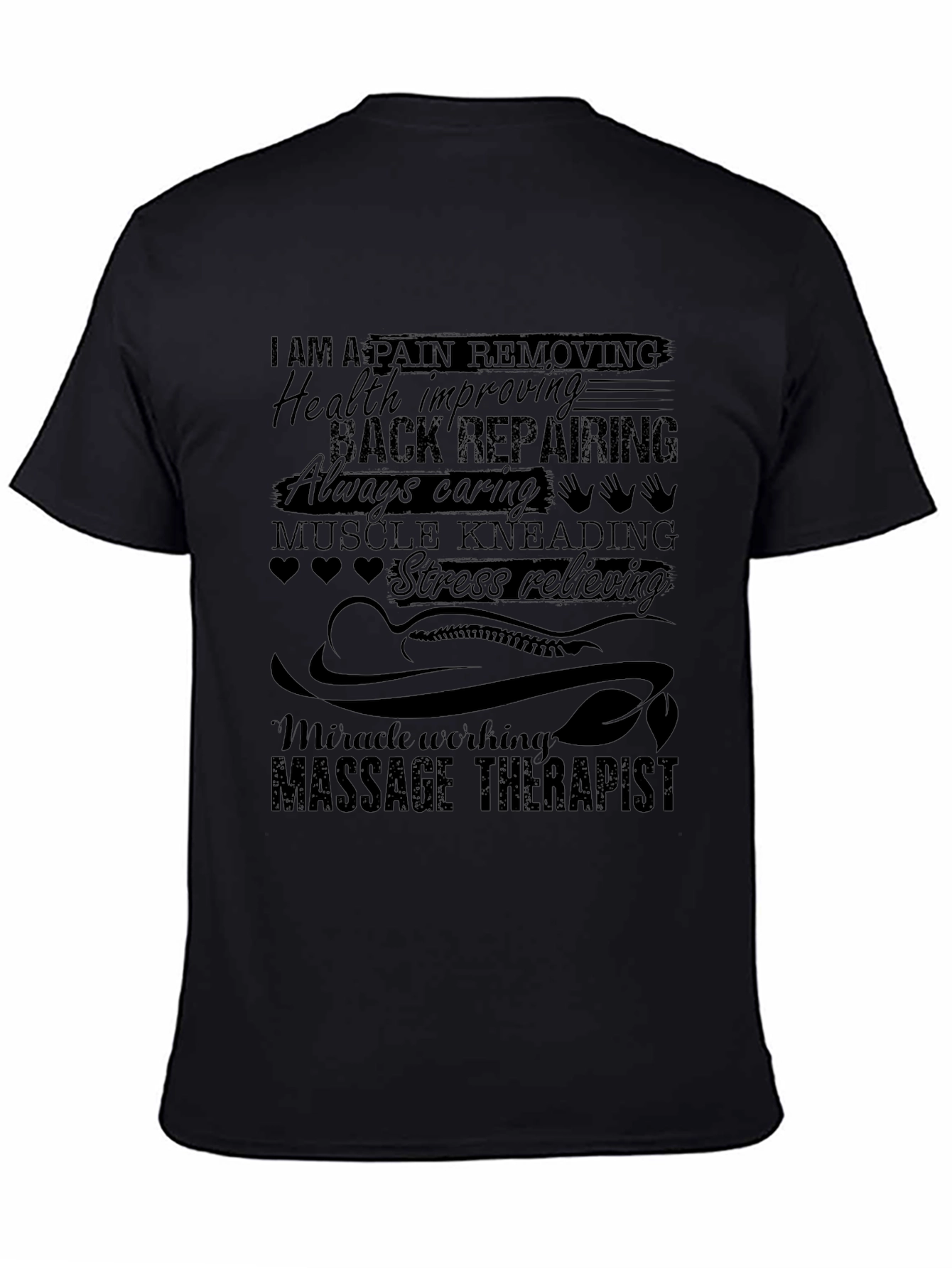 Massage Therapist Graphic T-Shirt - Pain Relieving