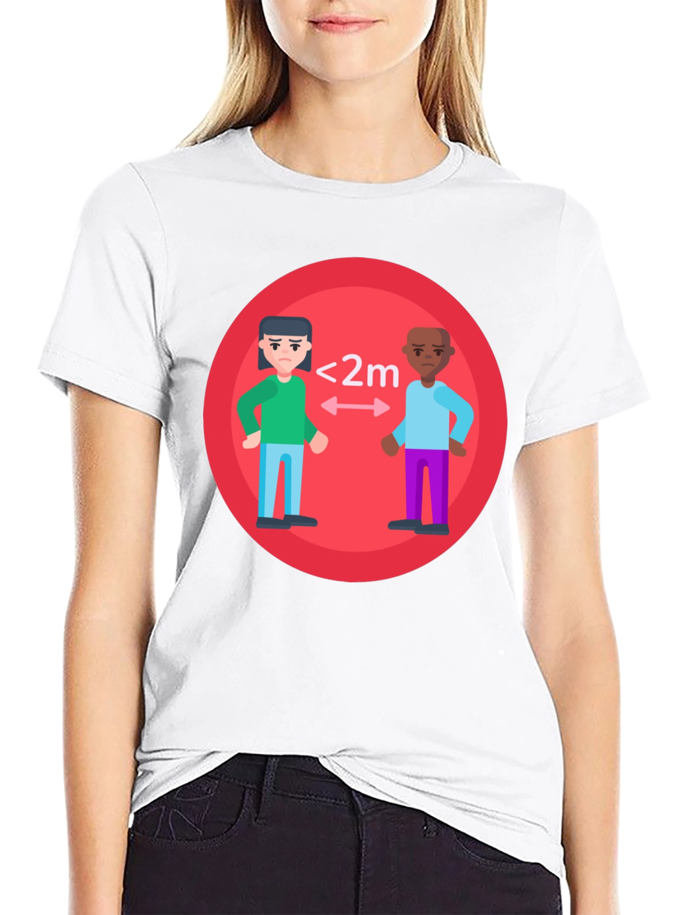 Social Distance T-Shirt - Stay Safe!