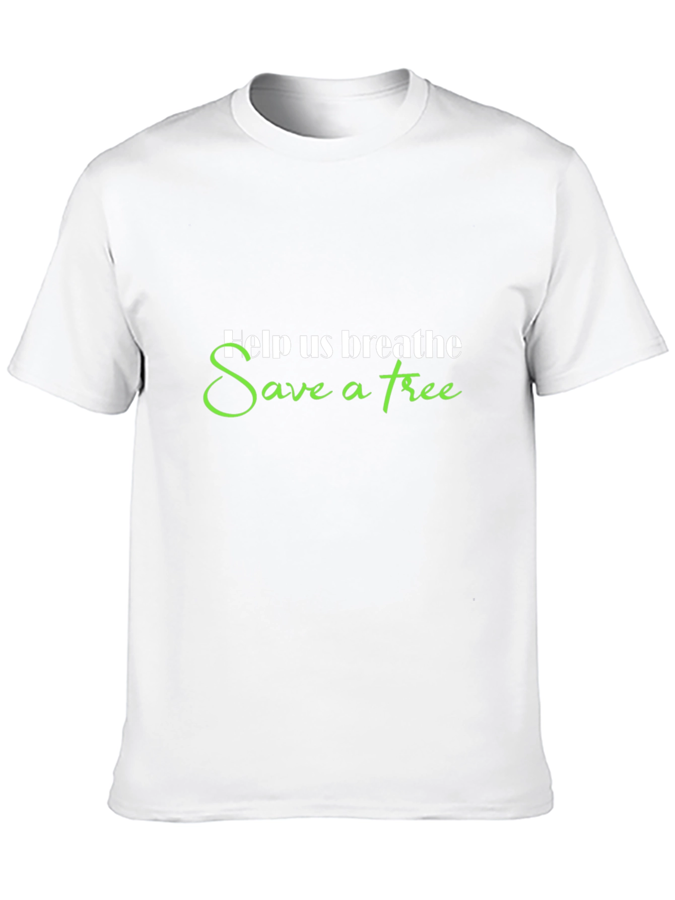 Eco-Friendly Save a Tree Graphic Tee