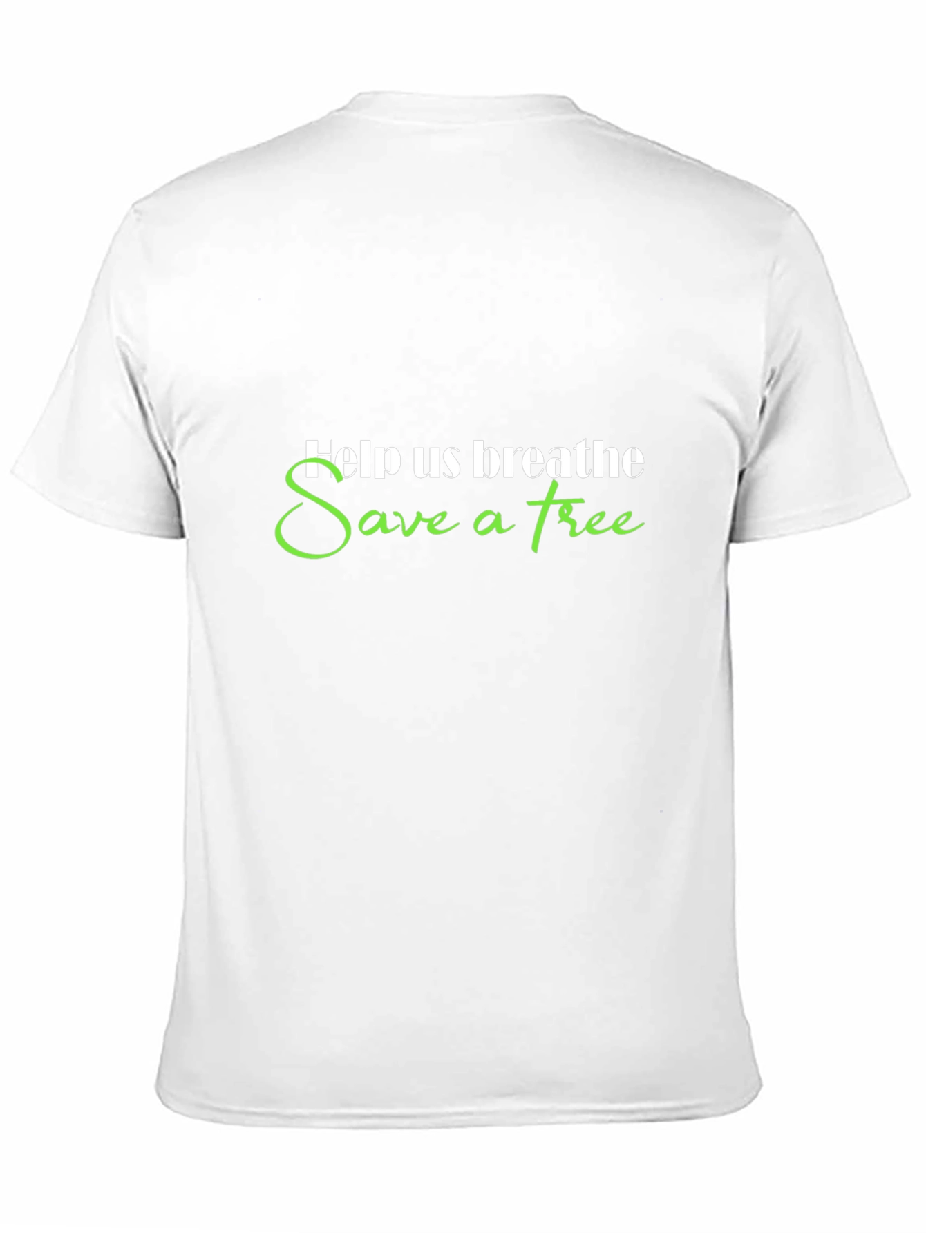 Eco-Friendly Save a Tree Graphic Tee