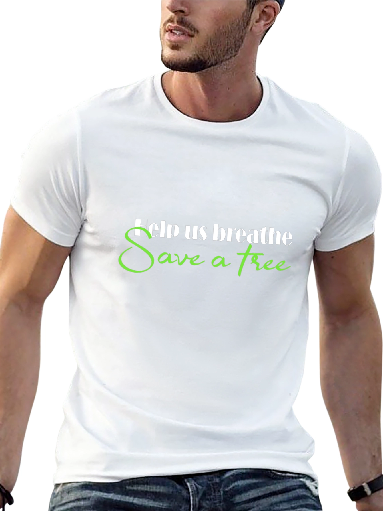 Eco-Friendly Save a Tree Graphic Tee
