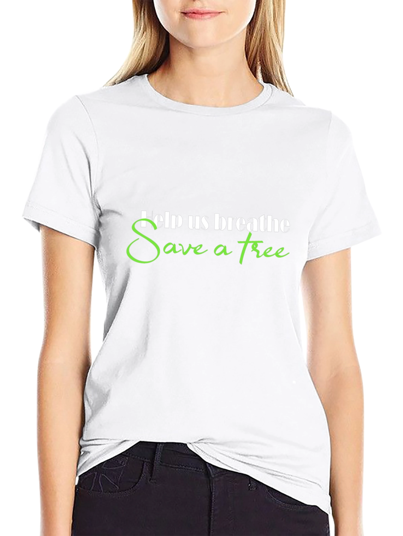 Eco-Friendly Save a Tree Graphic Tee