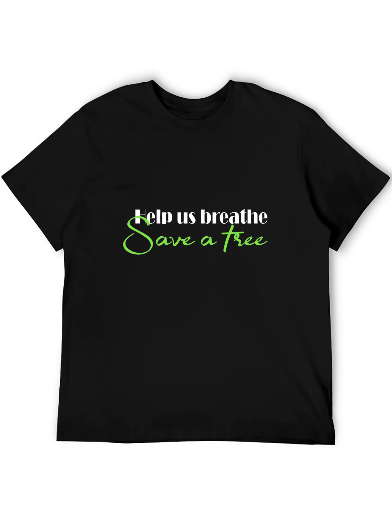 Eco-Friendly Save a Tree Graphic Tee