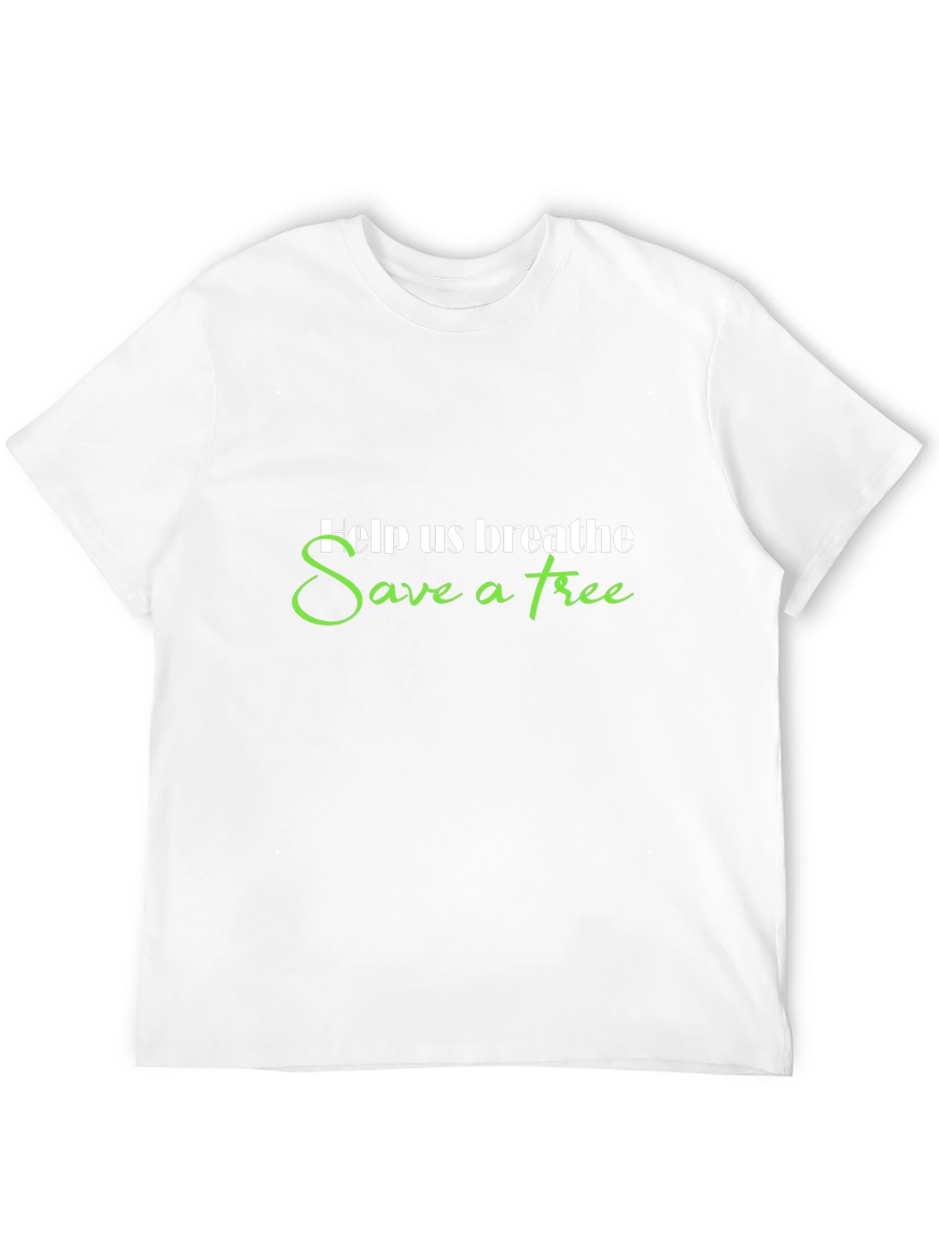 Eco-Friendly Save a Tree Graphic Tee