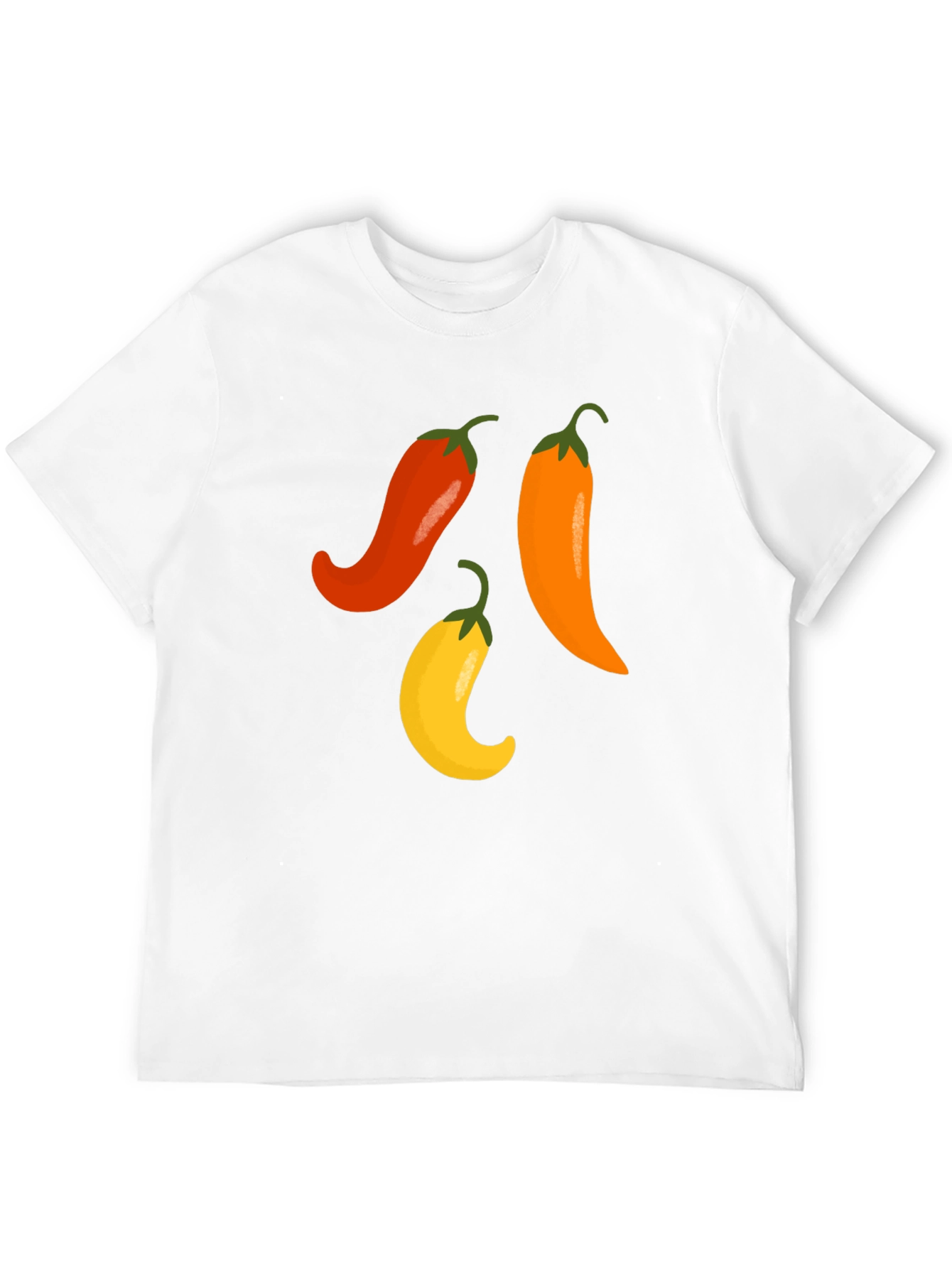 Spicy Chili Pepper Graphic Tee - Black T-Shirt