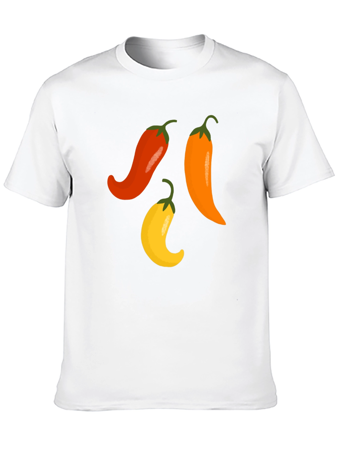 Spicy Chili Pepper Graphic Tee - Black T-Shirt