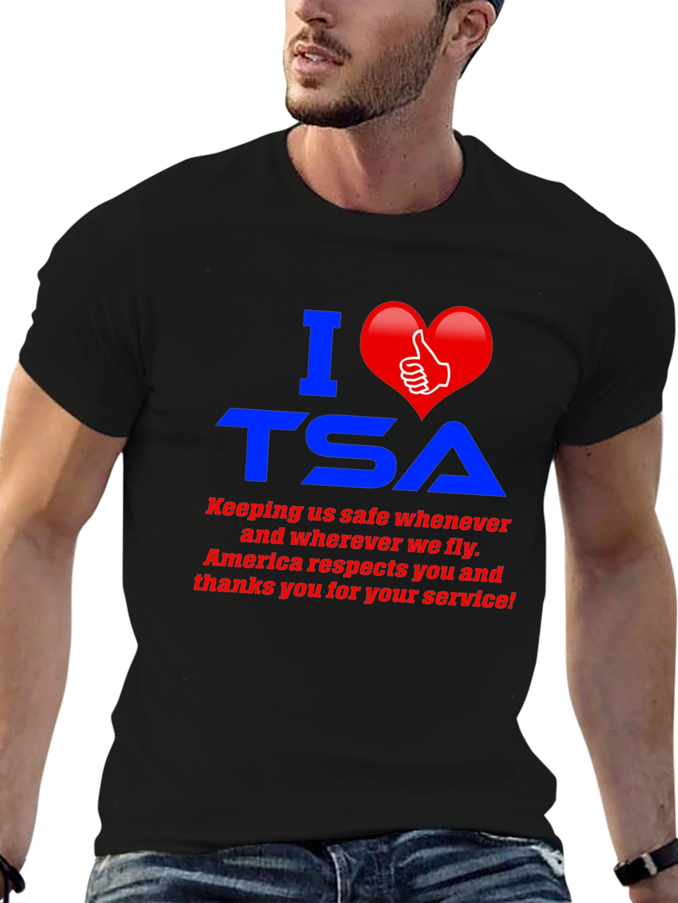 I Love TSA Graphic T-Shirt