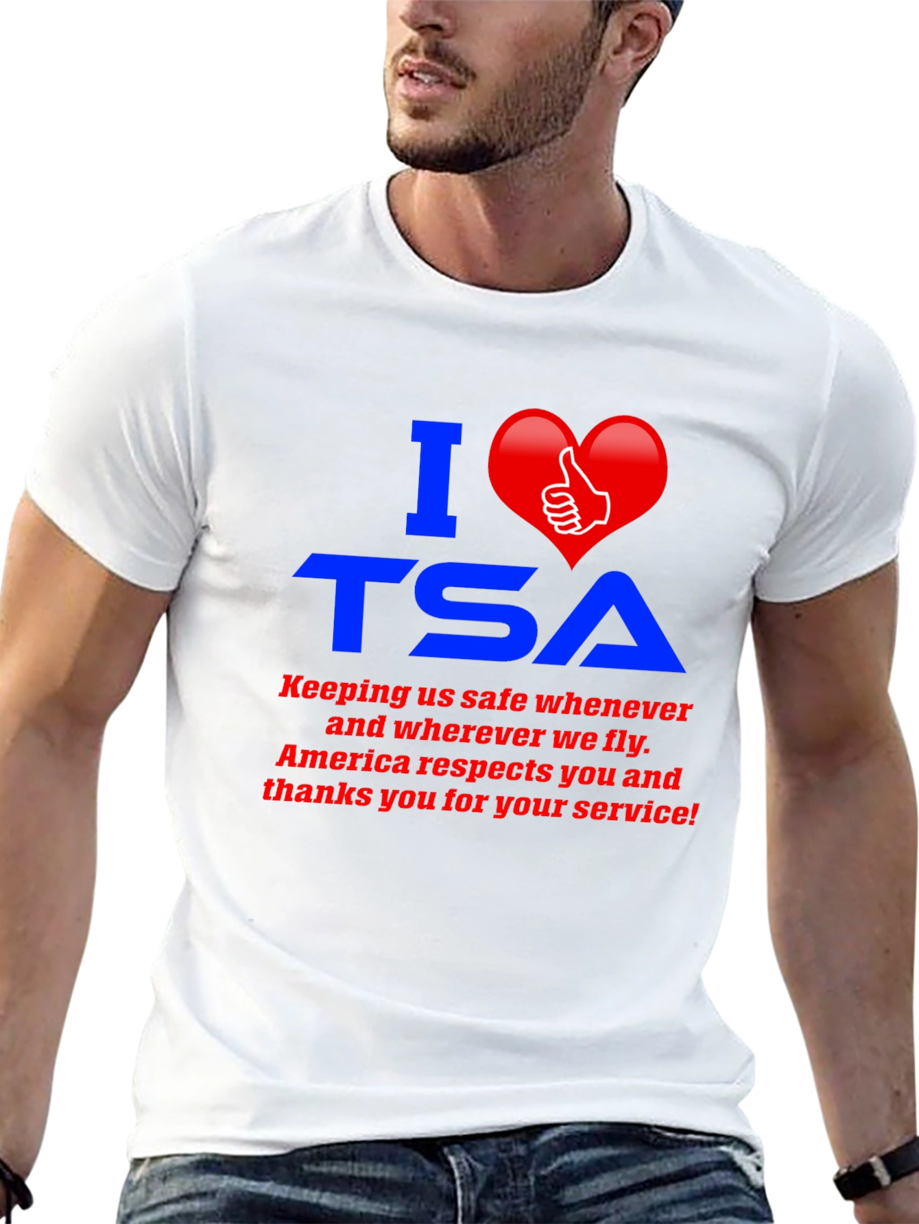 I Love TSA Graphic T-Shirt