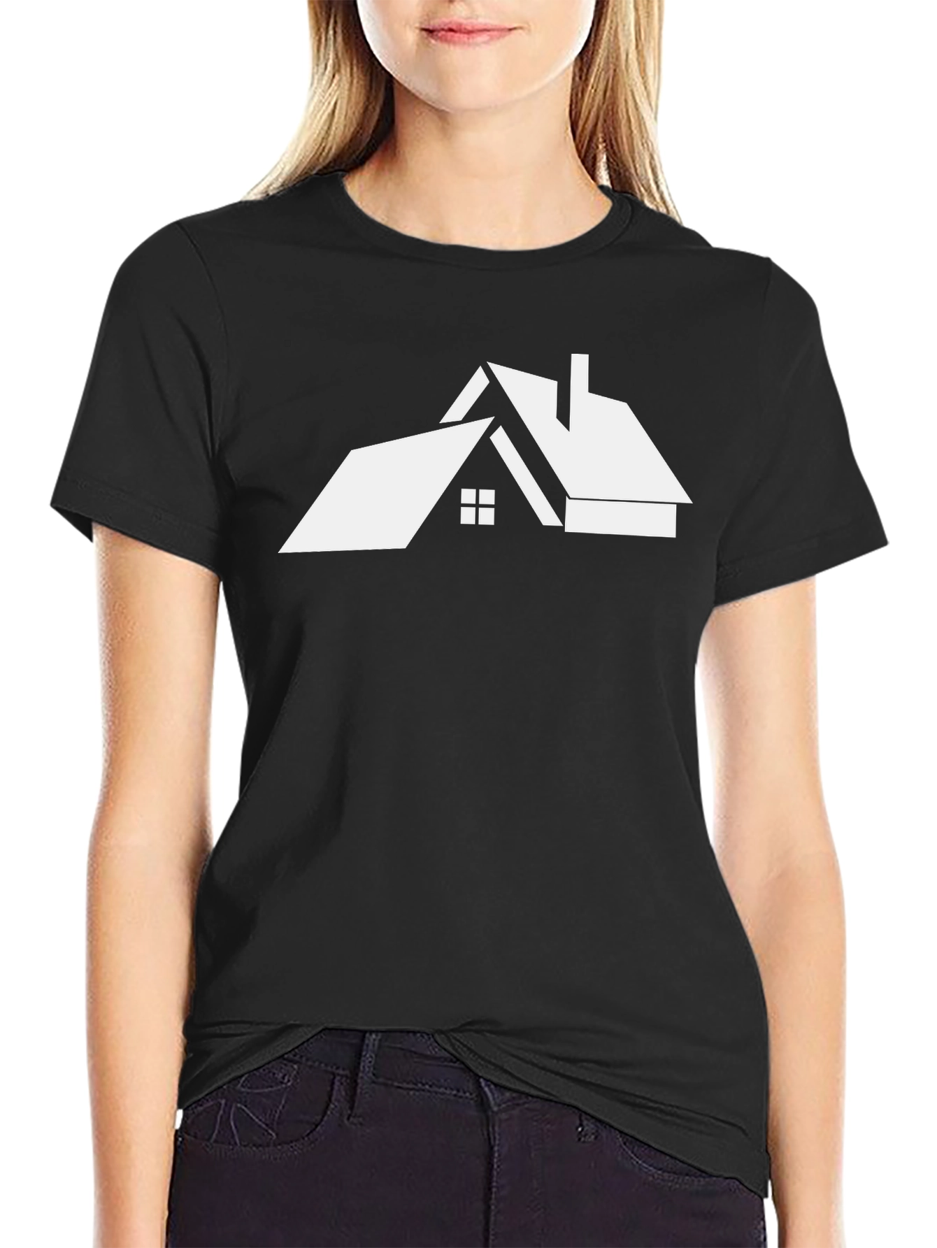 House Graphic Tee - Modern Minimalist Design