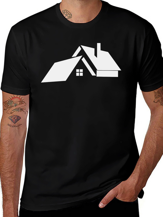 House Graphic Tee - Modern Minimalist Design
