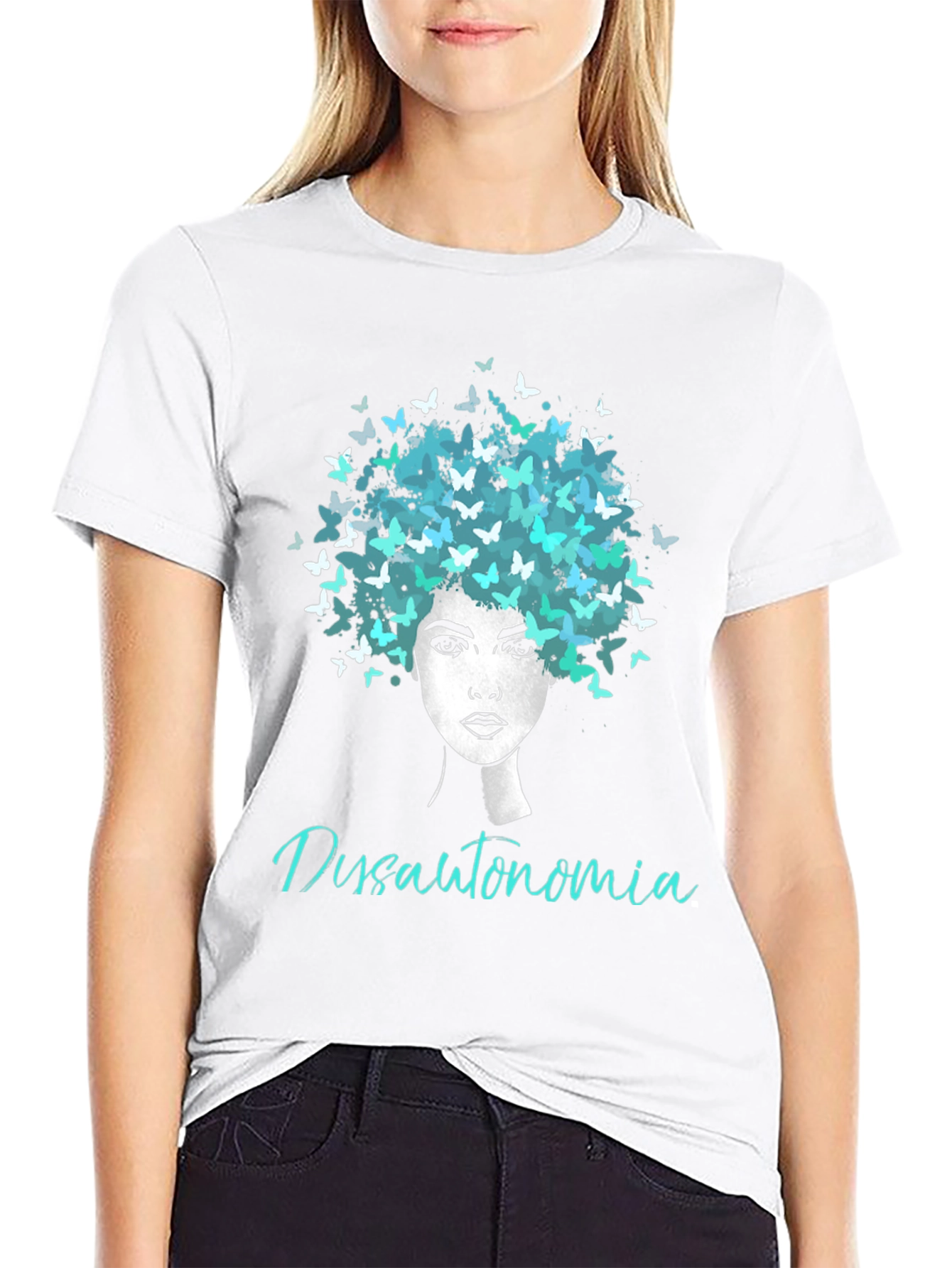 Dysautonomia Awareness Butterfly T-Shirt