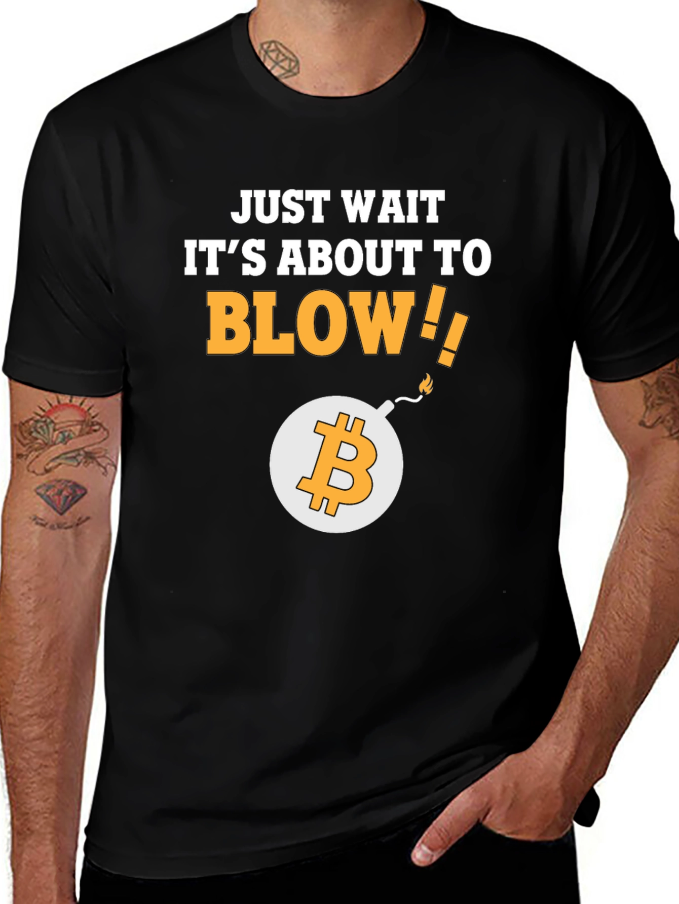 Bitcoin Blow T-Shirt - Crypto Trader Tee