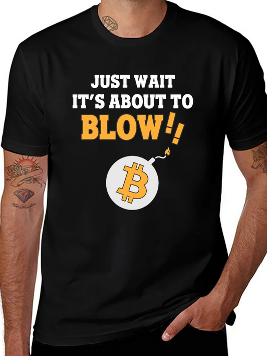 Bitcoin Blow T-Shirt - Crypto Trader Tee