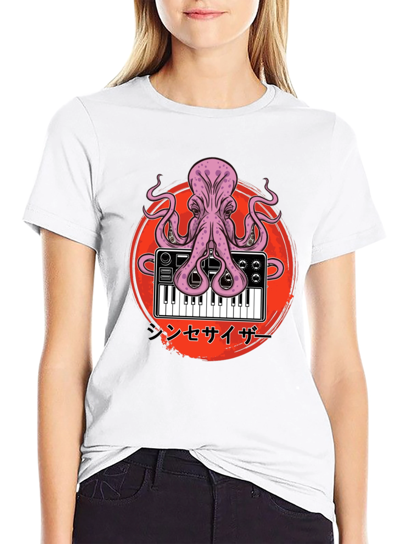 Octopus Synth T-Shirt - Unique Graphic Tee