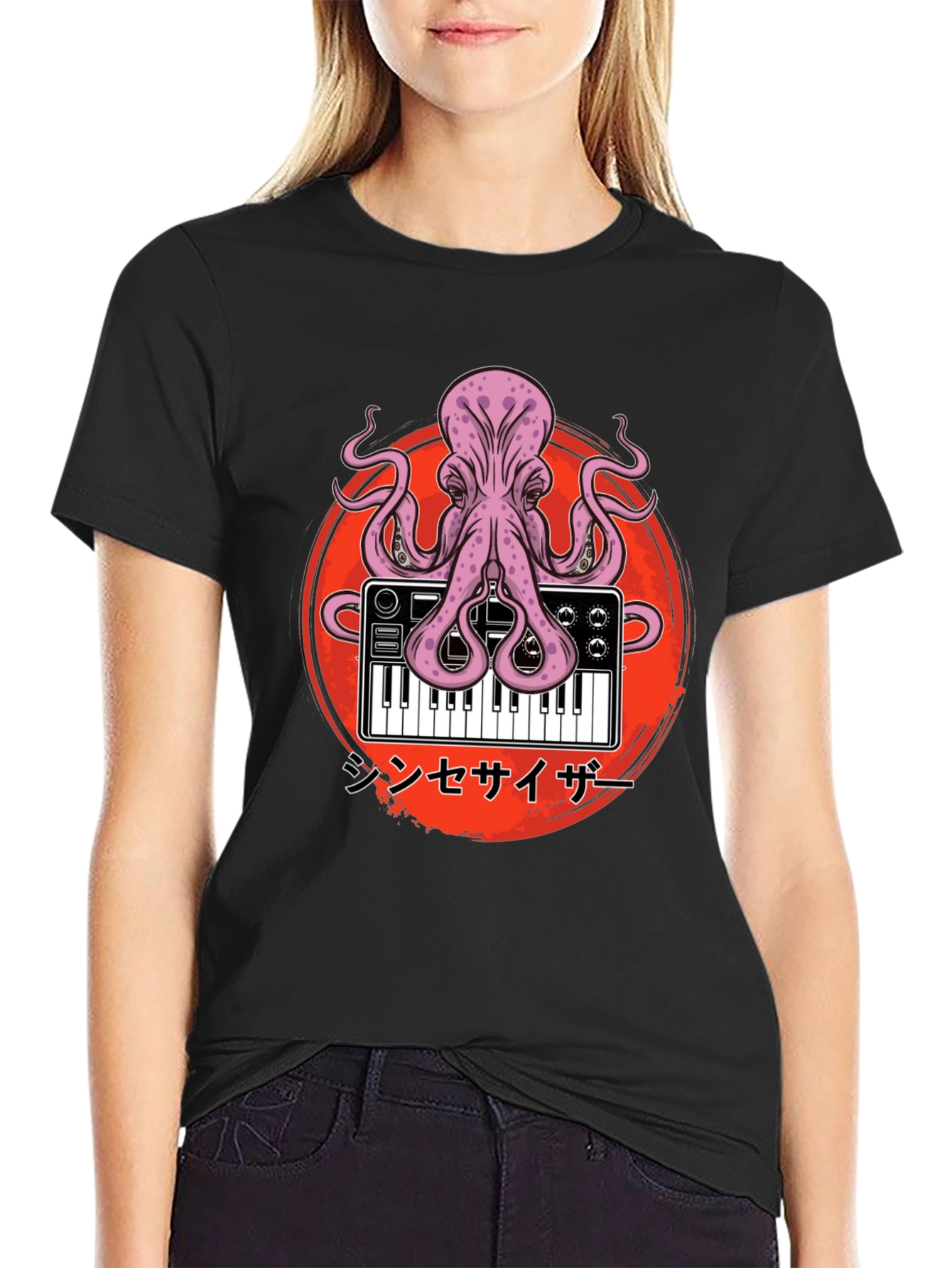 Octopus Synth T-Shirt - Unique Graphic Tee