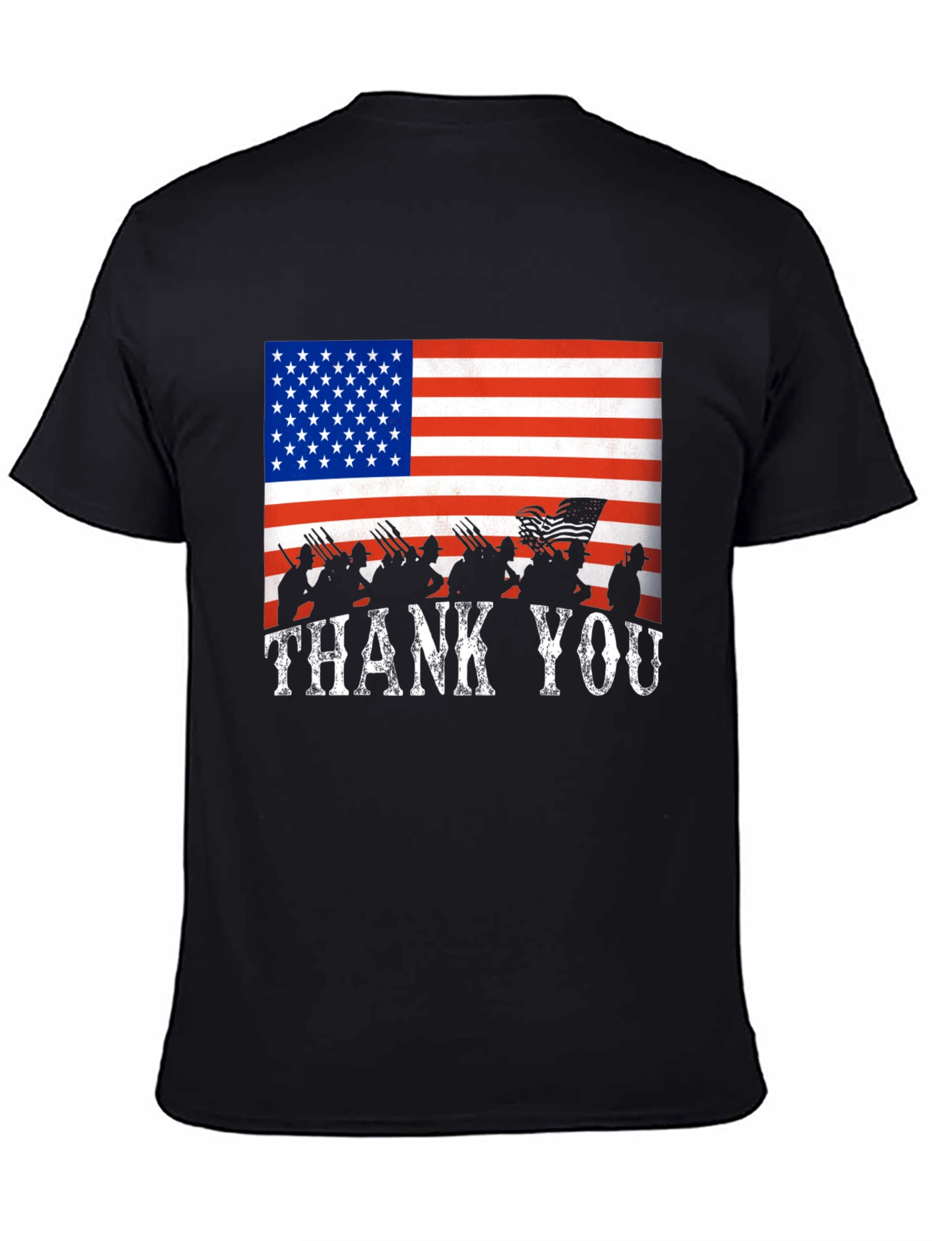 American Flag Thank You T-Shirt