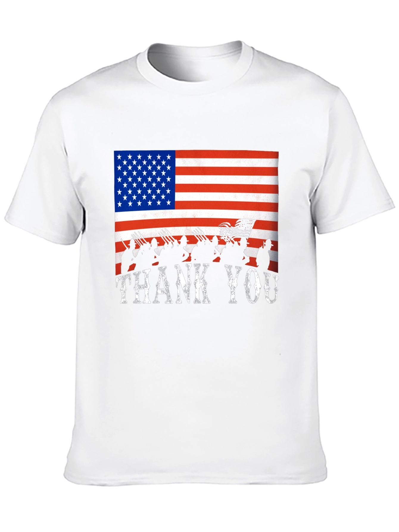American Flag Thank You T-Shirt
