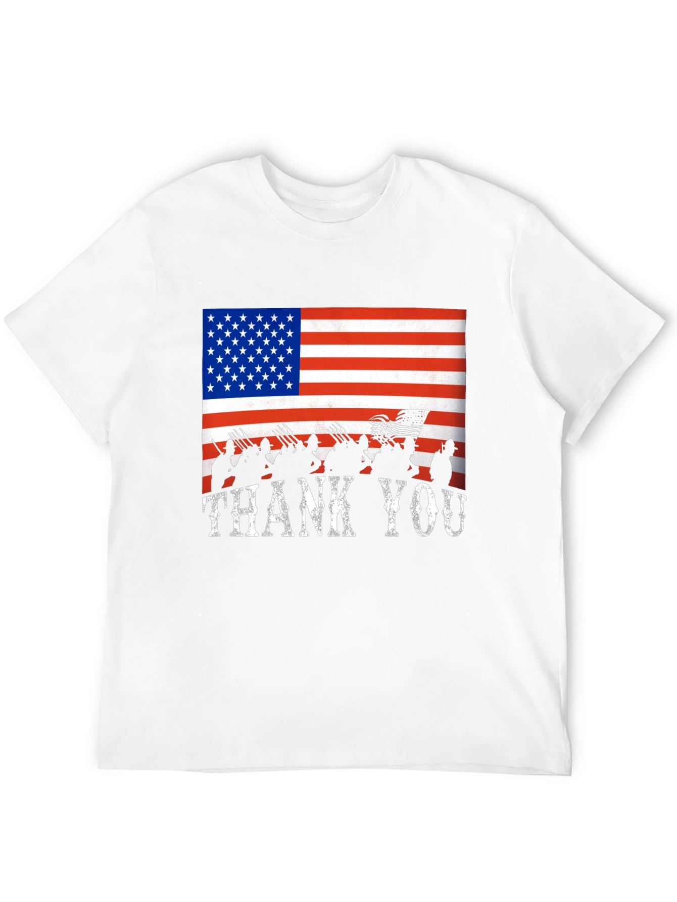 American Flag Thank You T-Shirt
