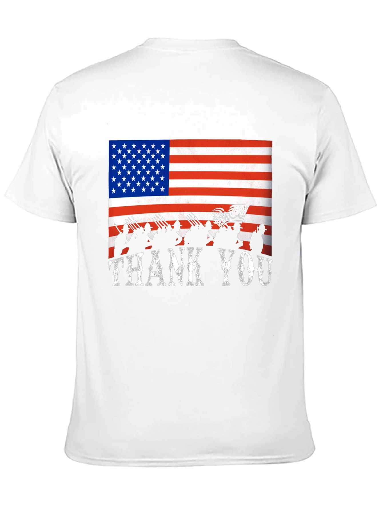 American Flag Thank You T-Shirt