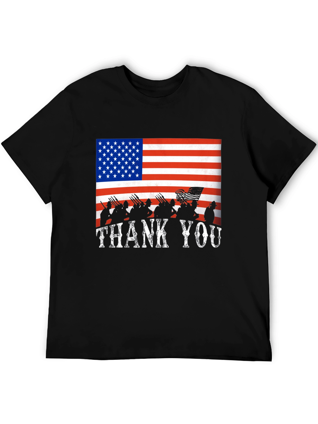 American Flag Thank You T-Shirt