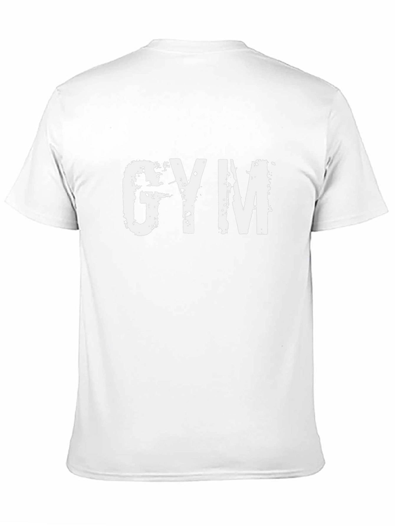 Gym T-Shirt - Distressed Print Workout Apparel
