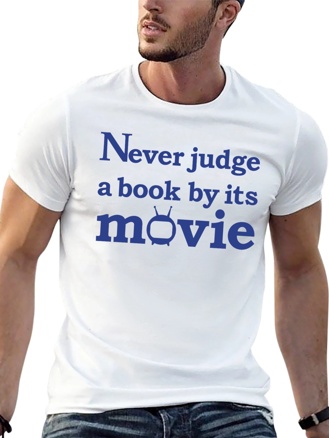 Never Judge a Book By Its Movie T-Shirt
