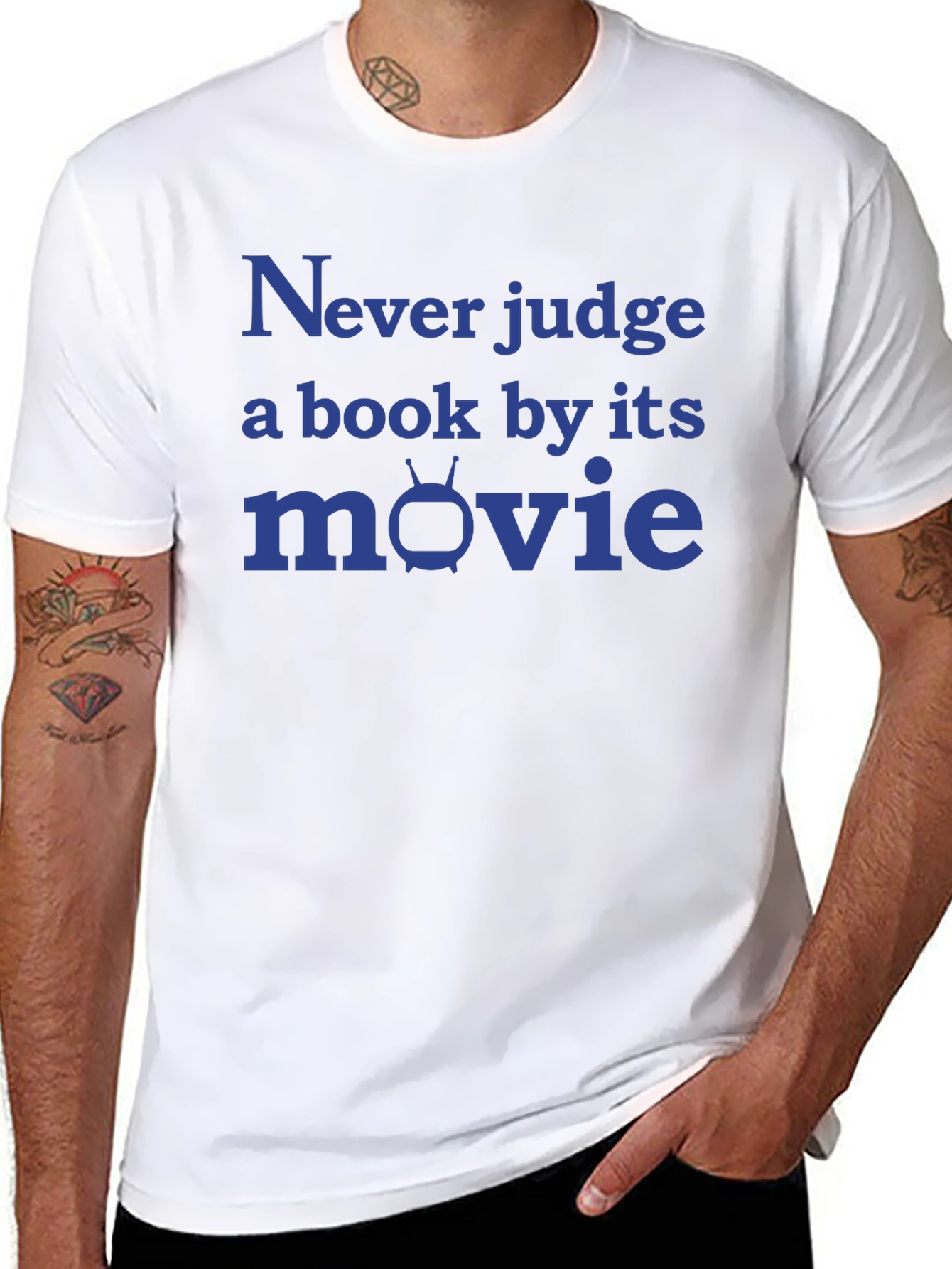Never Judge a Book By Its Movie T-Shirt