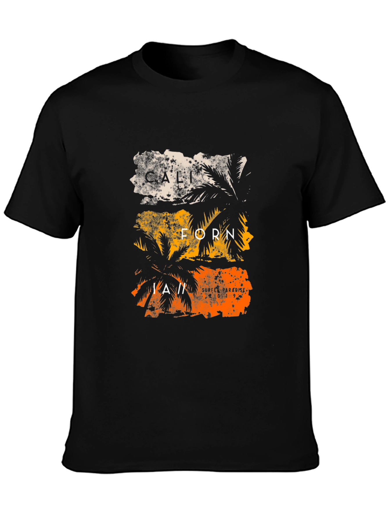 California Palm Graphic Print Tee