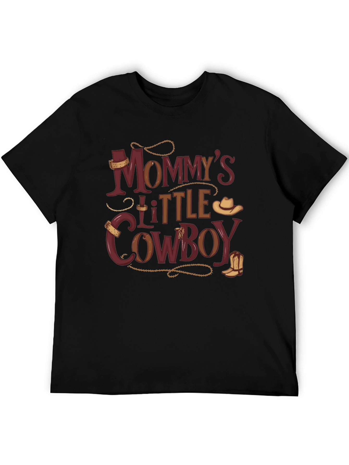 Mommys Little Cowboy Graphic T-Shirt
