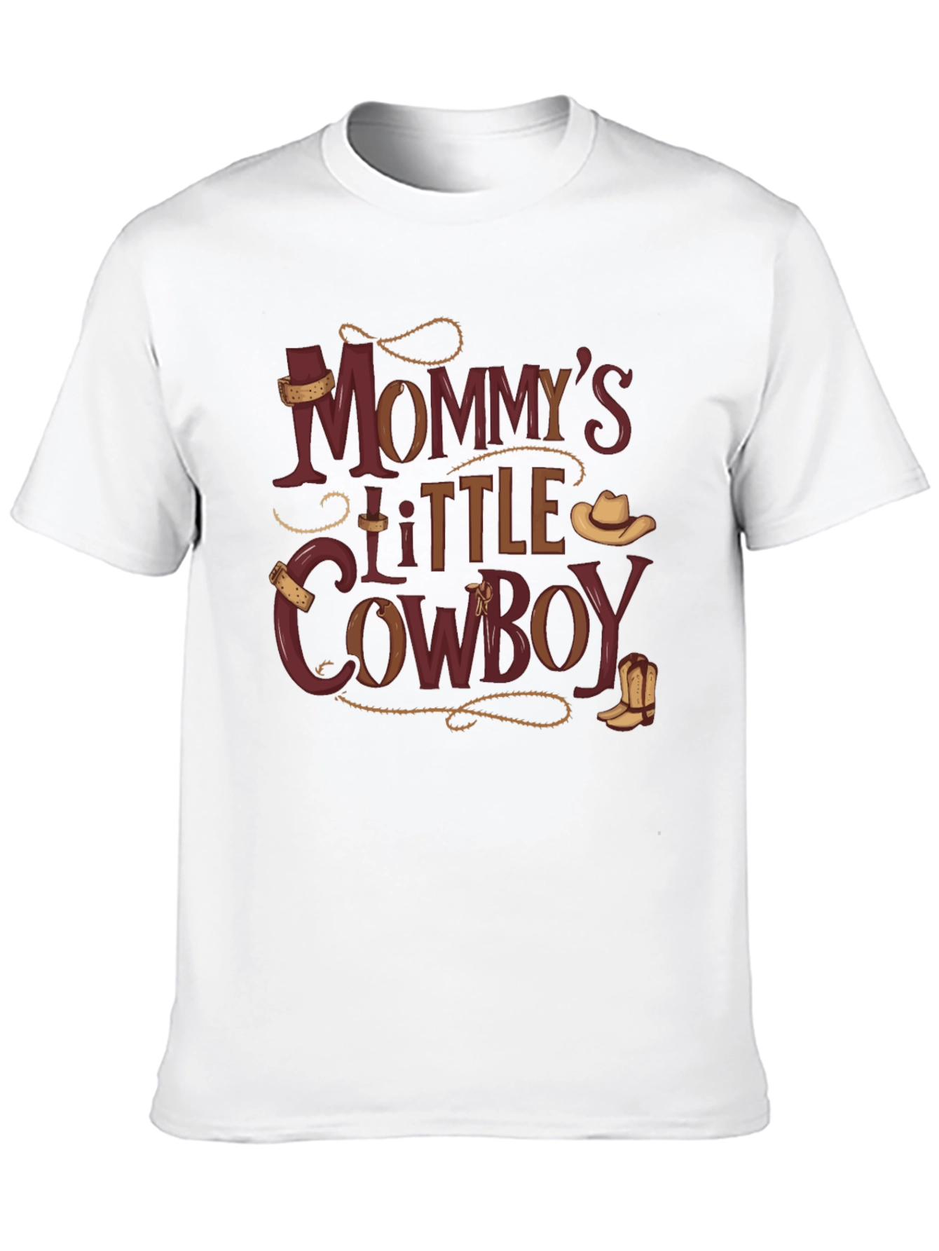 Mommys Little Cowboy Graphic T-Shirt