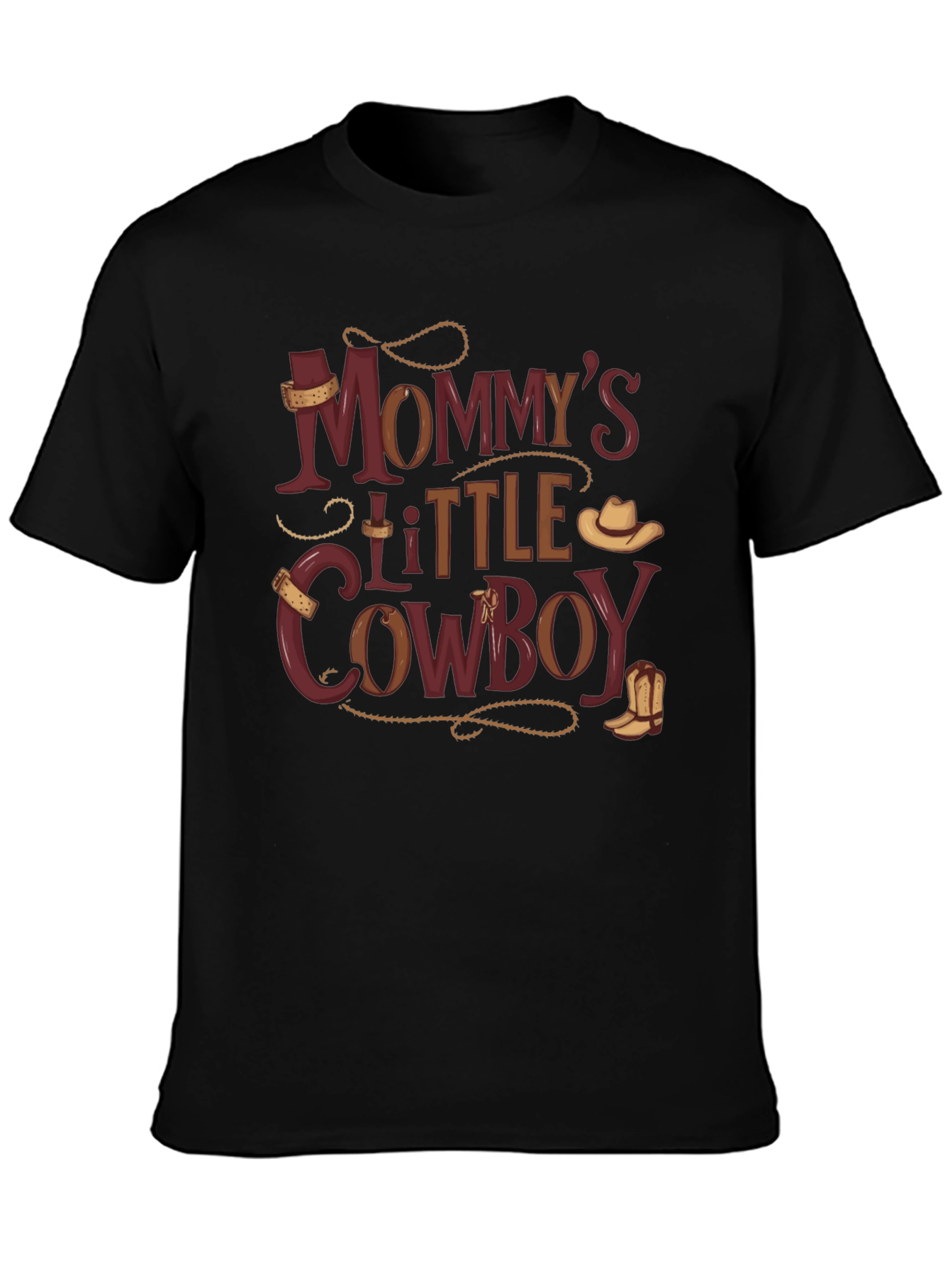 Mommys Little Cowboy Graphic T-Shirt