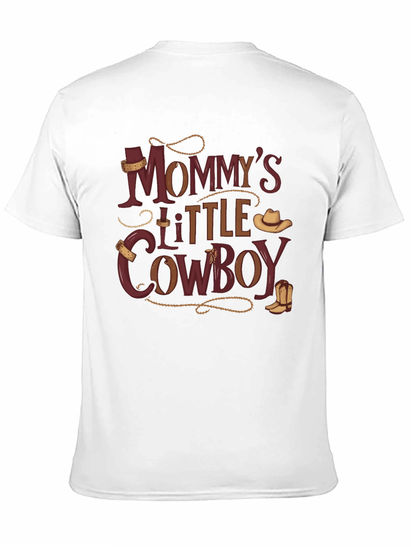 Mommys Little Cowboy Graphic T-Shirt