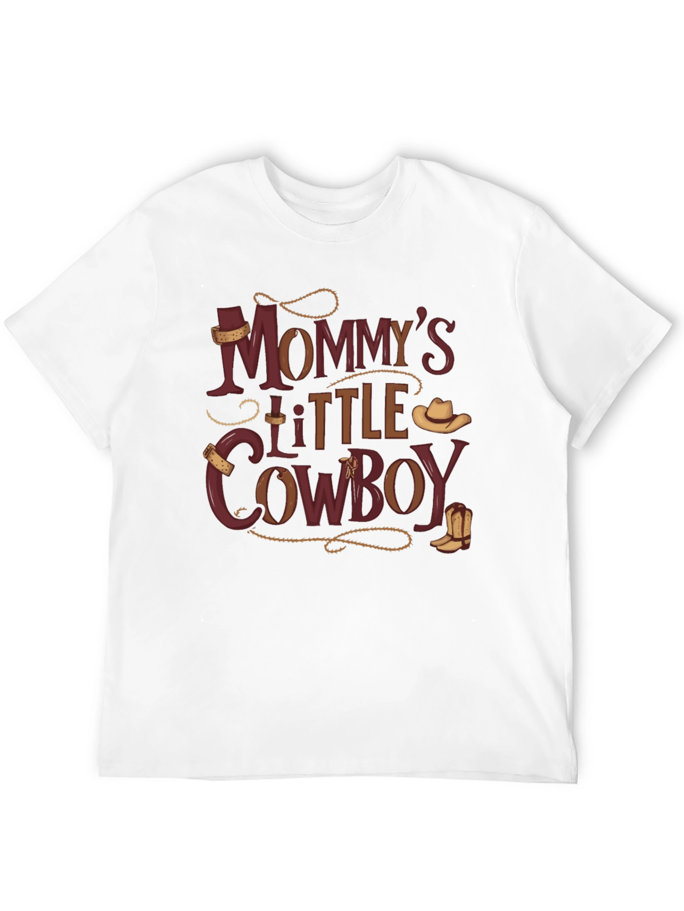 Mommys Little Cowboy Graphic T-Shirt