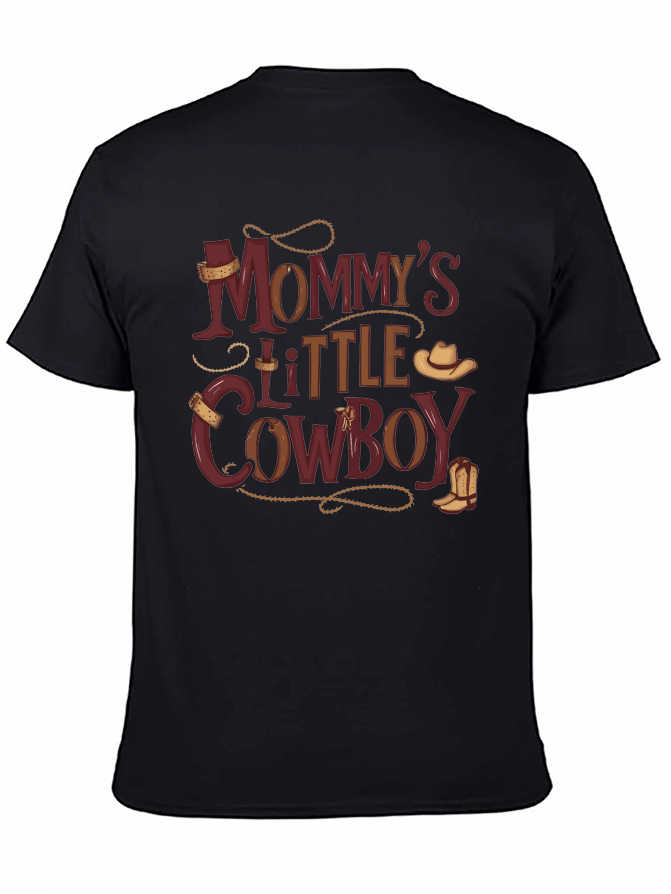 Mommys Little Cowboy Graphic T-Shirt