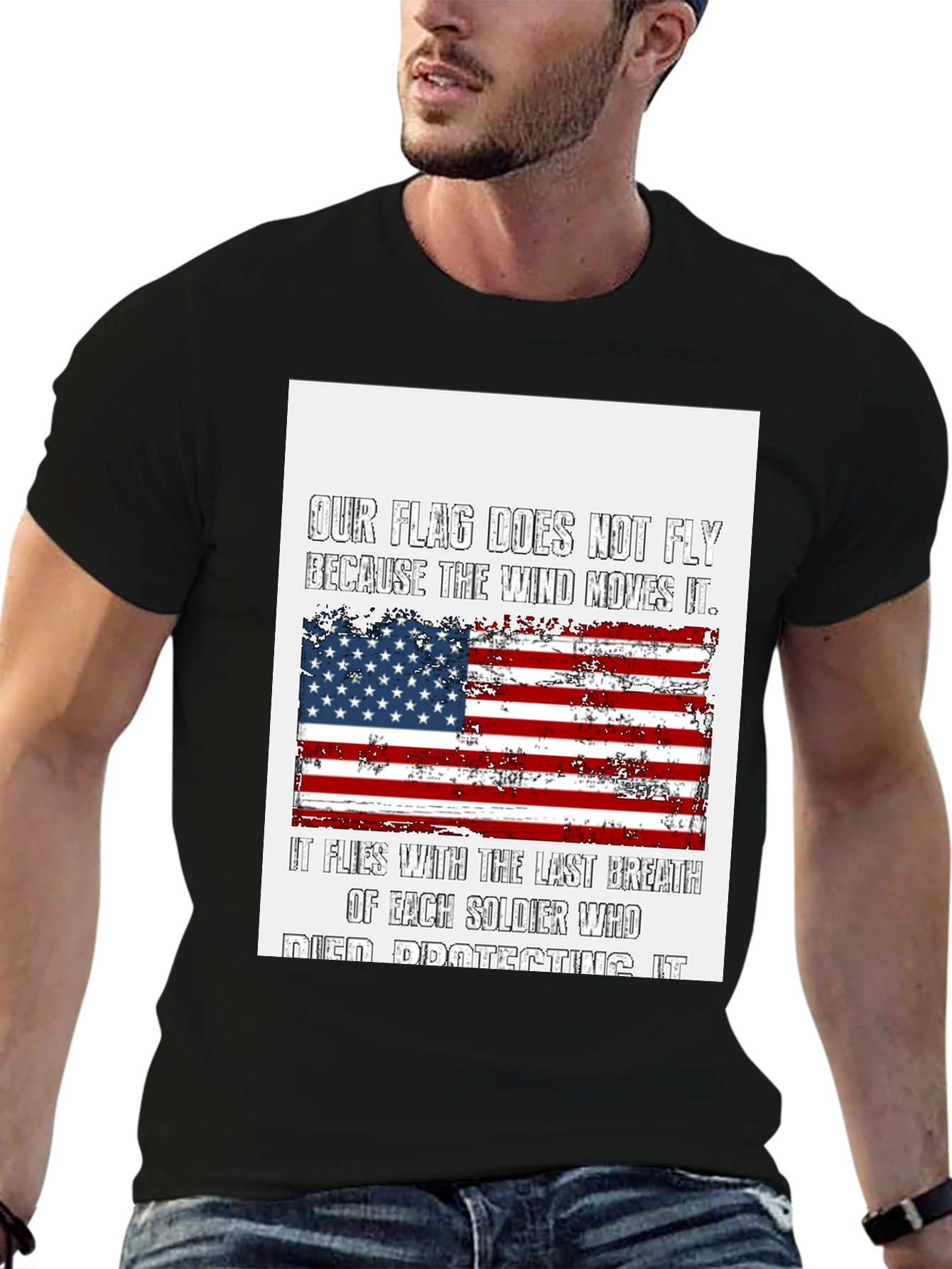 Patriotic American Flag T-Shirt