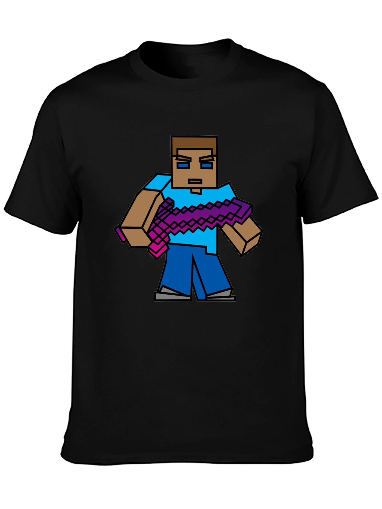 Minecraft Steve Graphic T-Shirt - Gamer Style