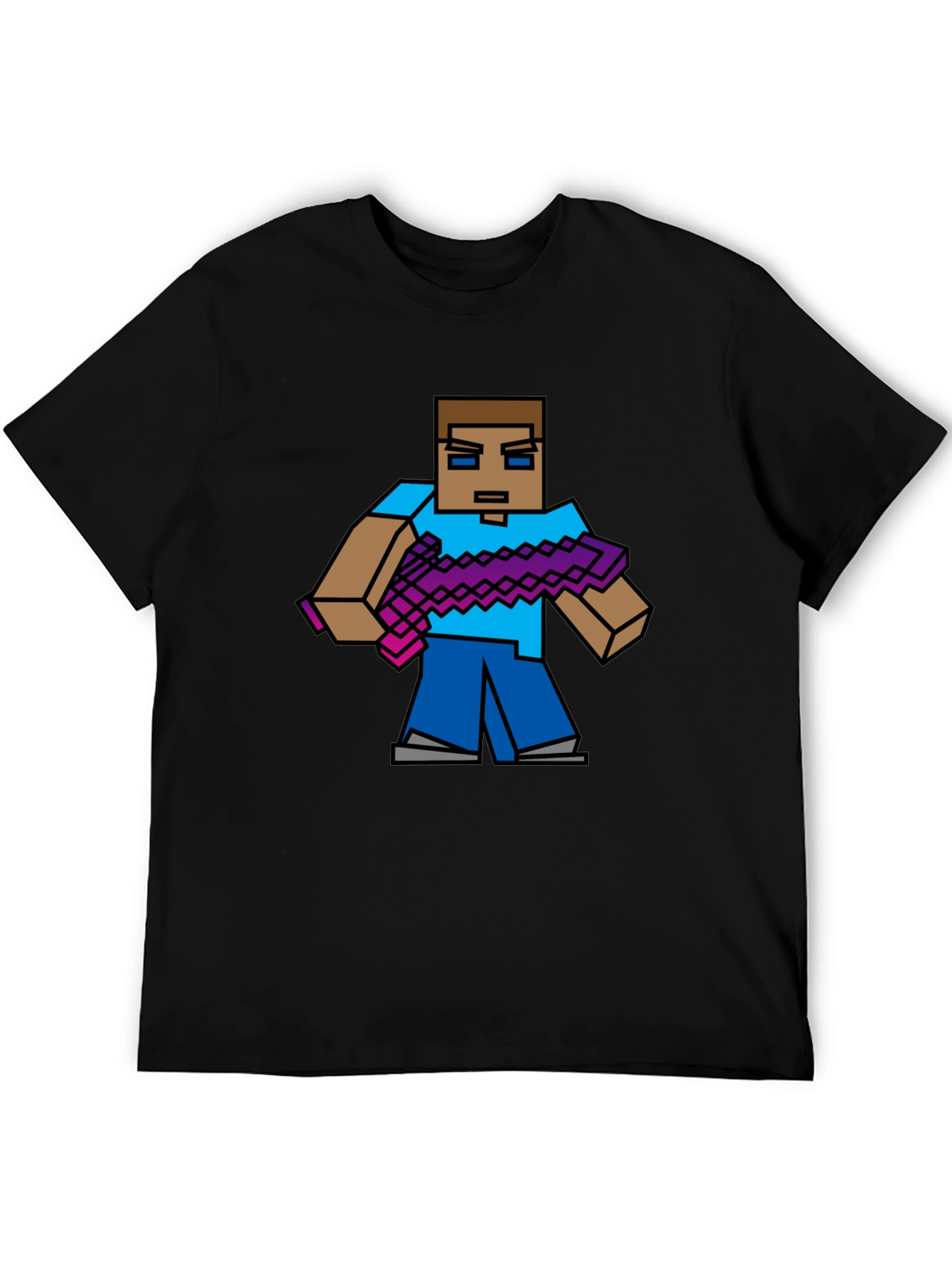 Minecraft Steve Graphic T-Shirt - Gamer Style