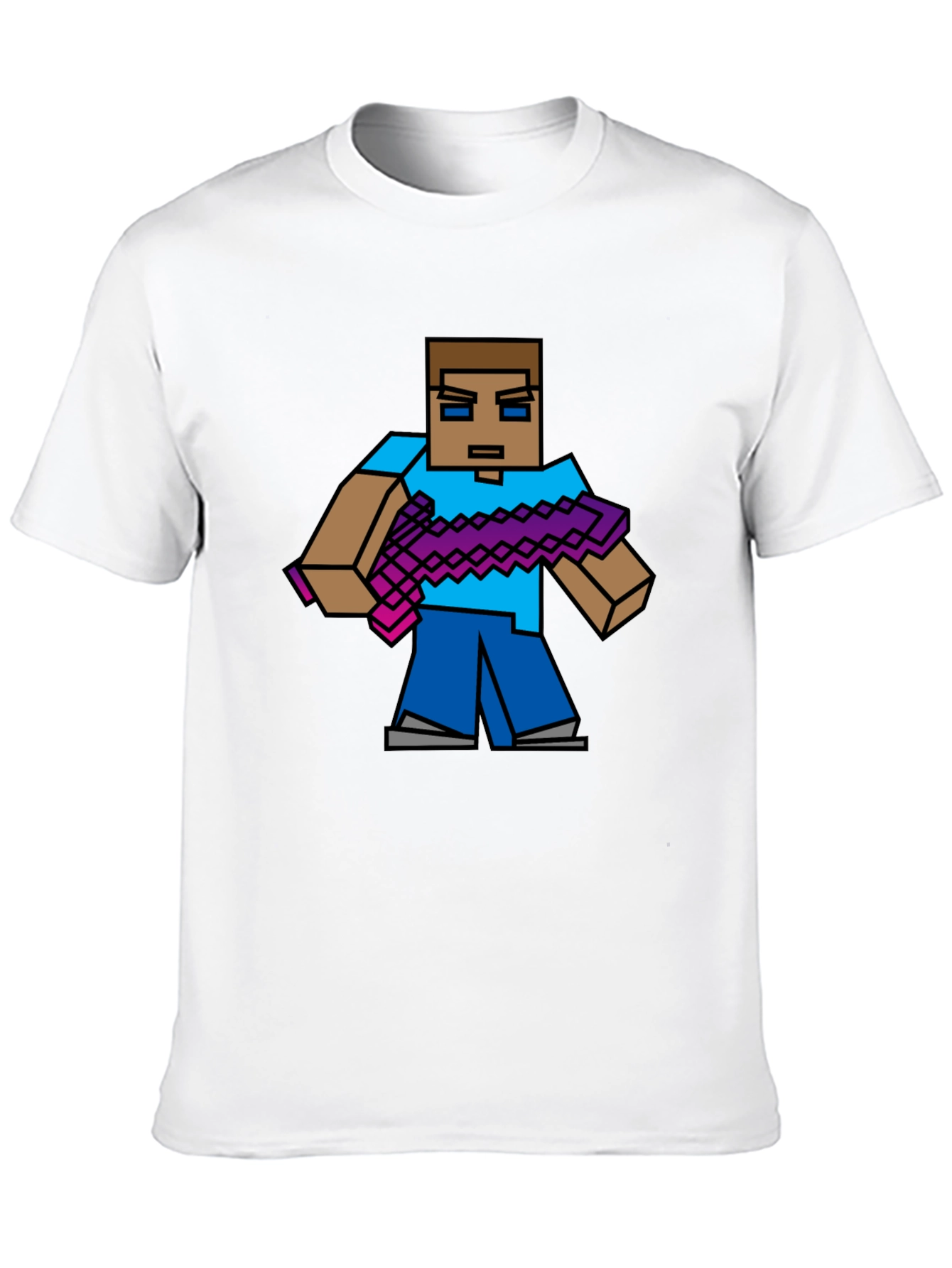 Minecraft Steve Graphic T-Shirt - Gamer Style