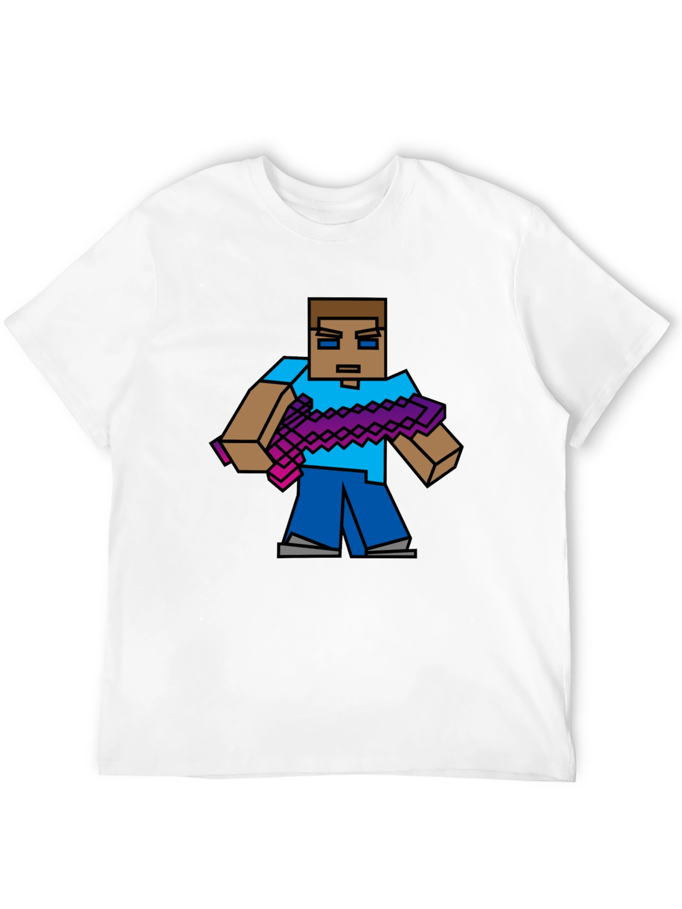 Minecraft Steve Graphic T-Shirt - Gamer Style