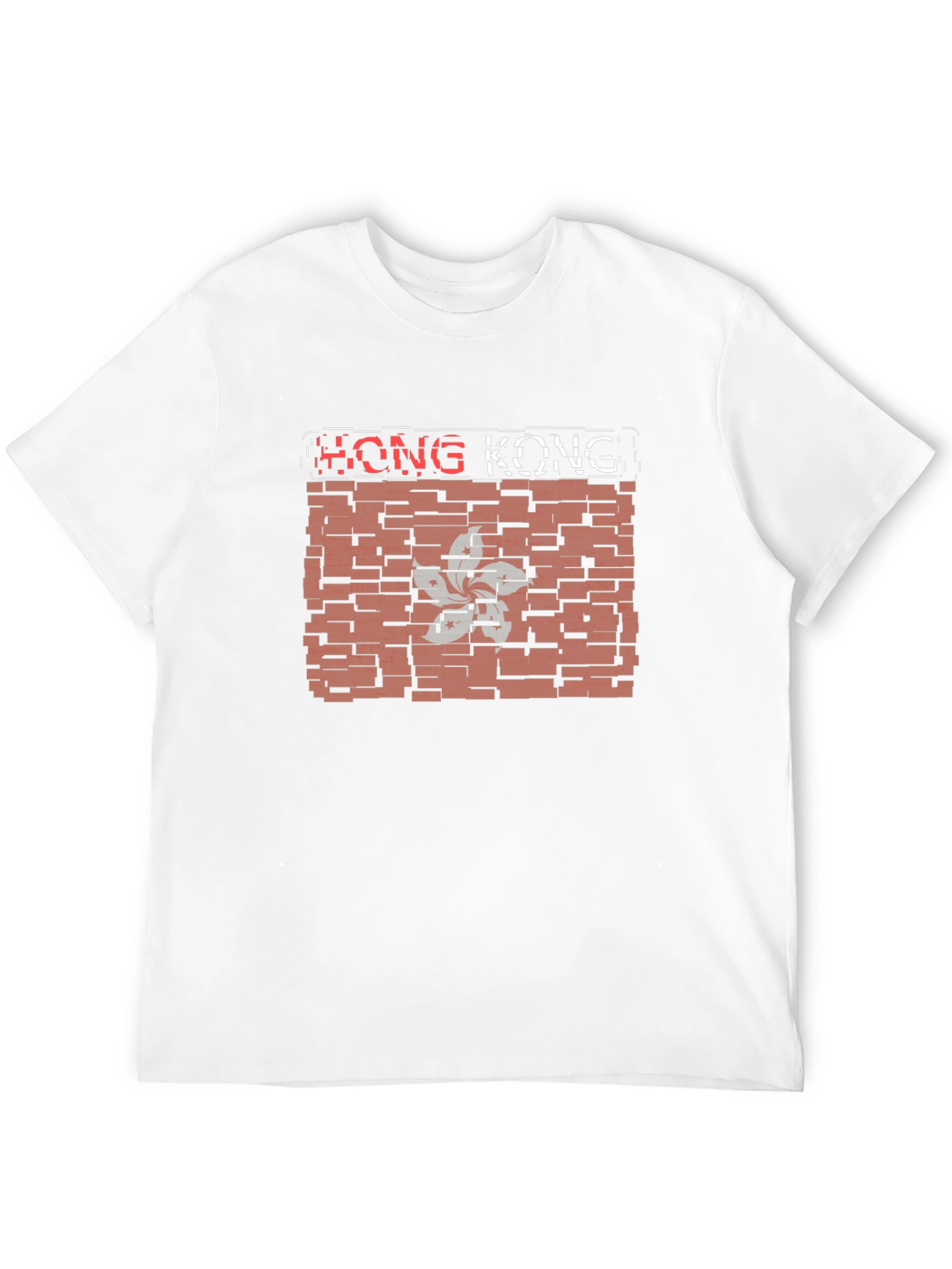 Hong Kong Brick Flag Graphic T-Shirt