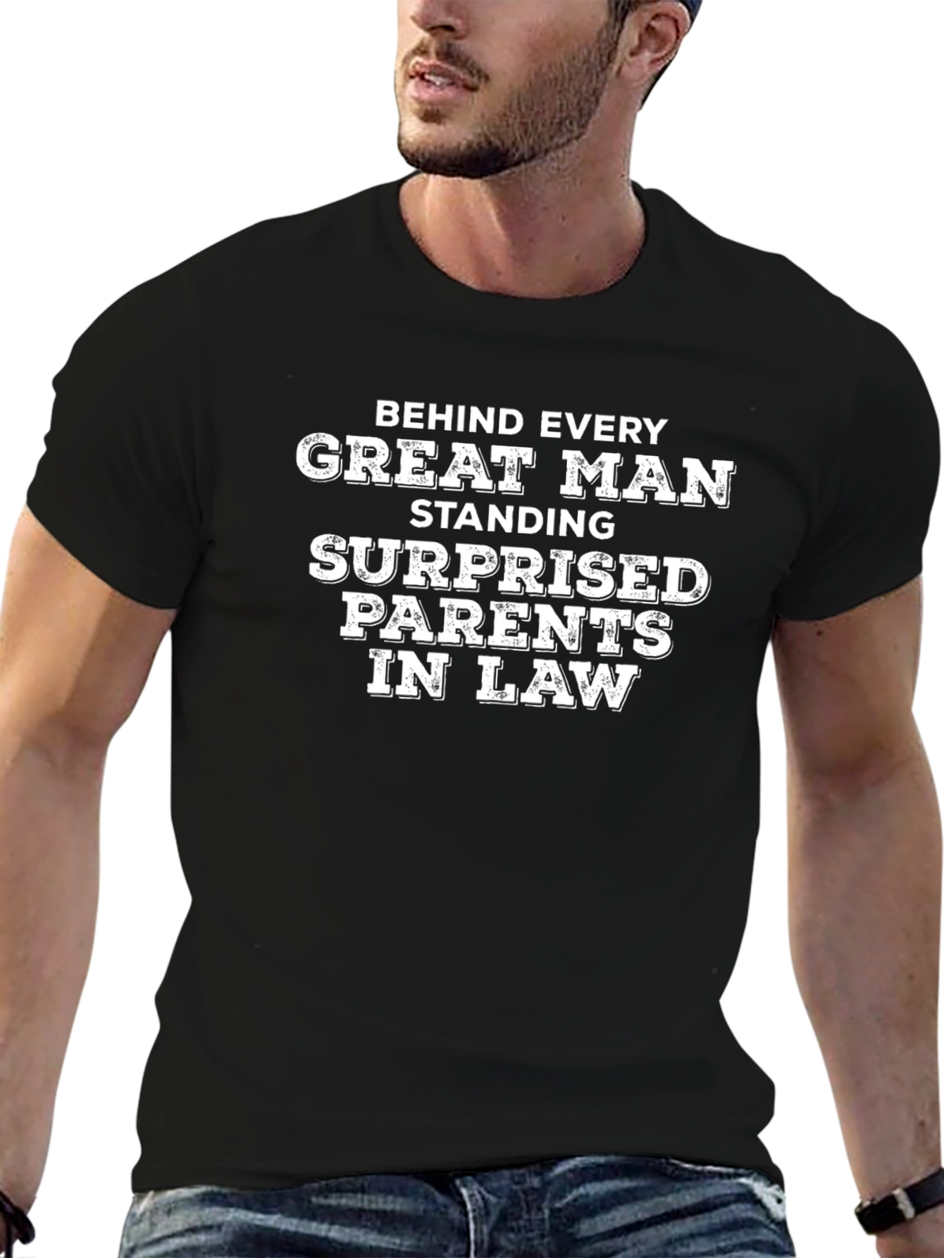 Funny Surprised Parents In Law T-Shirt