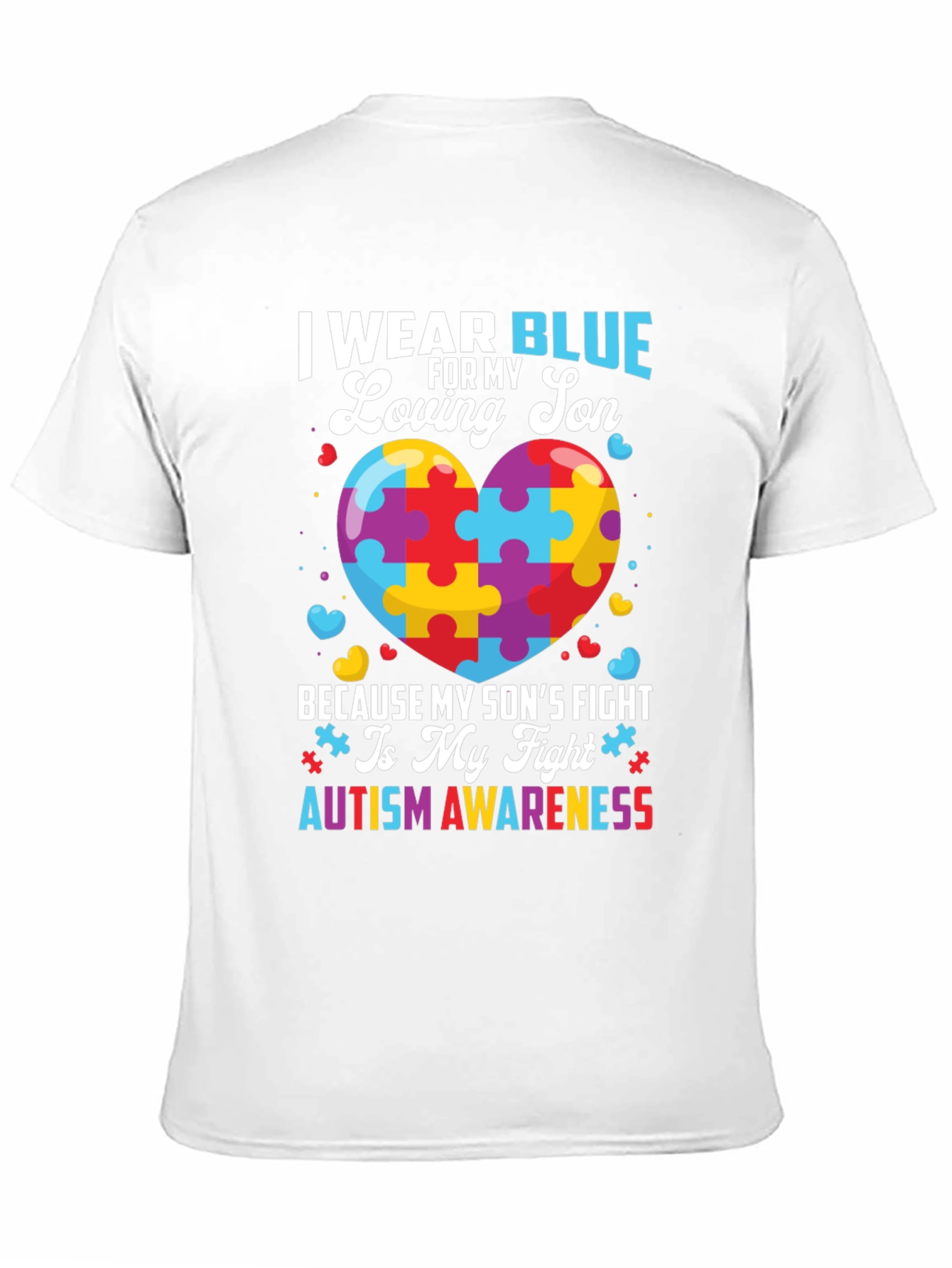 Autism Awareness I Wear Blue T-Shirt