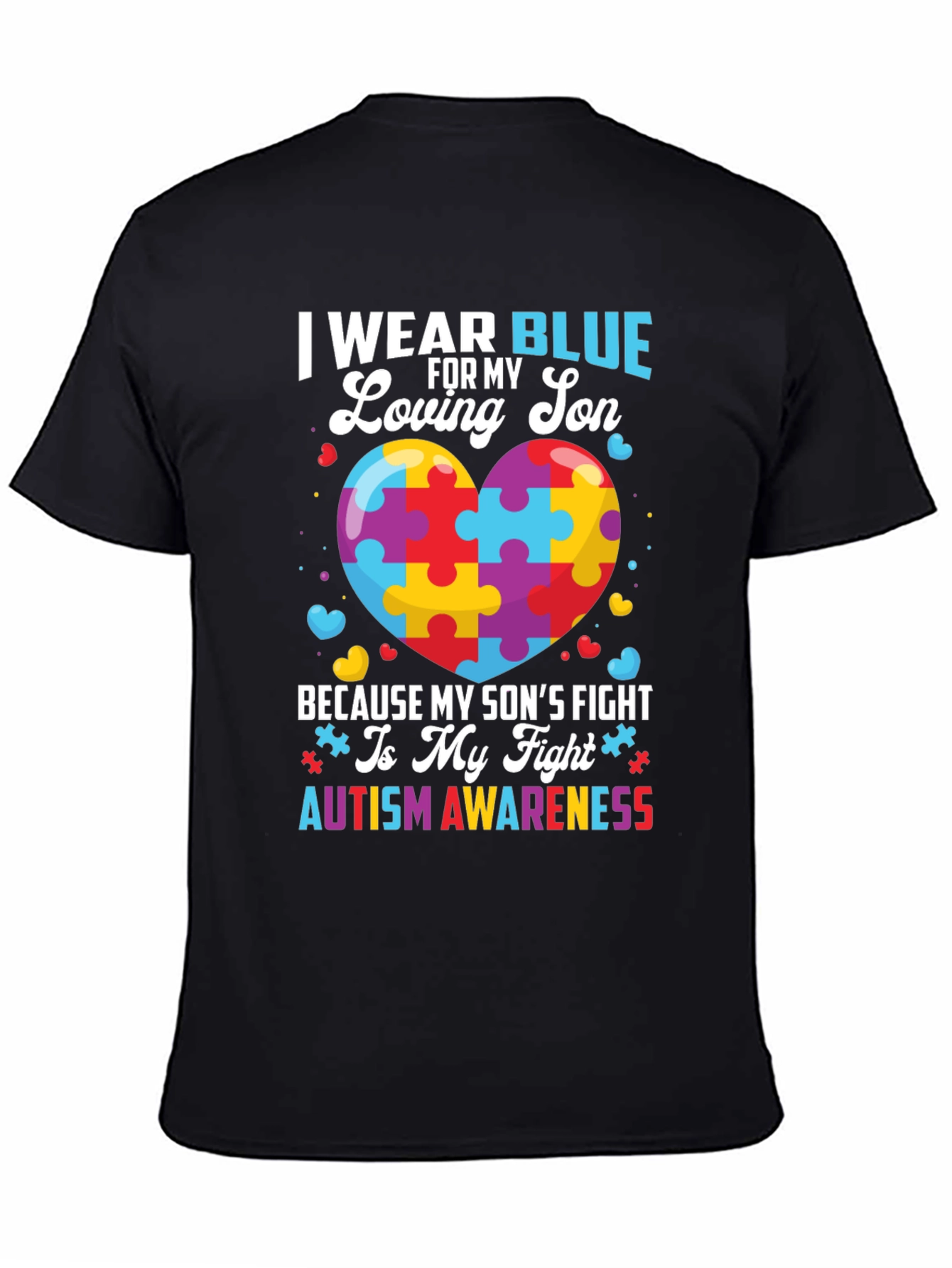 Autism Awareness I Wear Blue T-Shirt