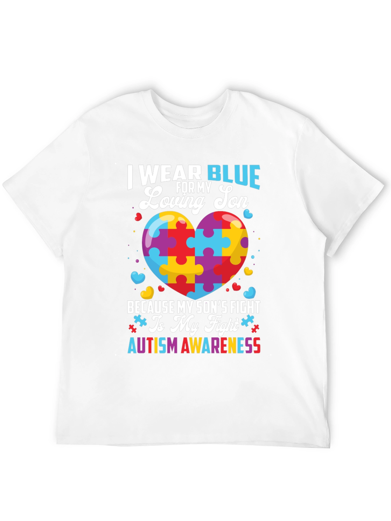 Autism Awareness I Wear Blue T-Shirt