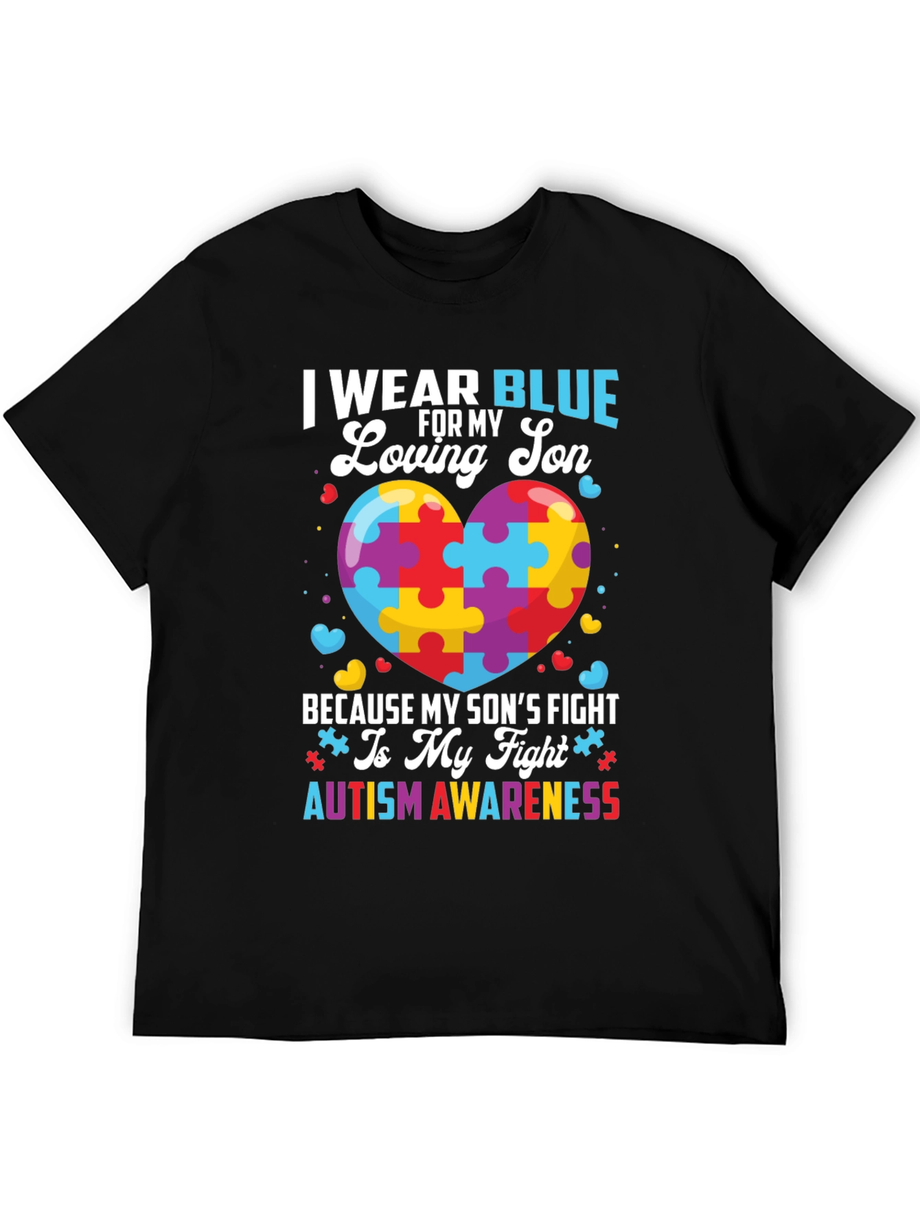 Autism Awareness I Wear Blue T-Shirt