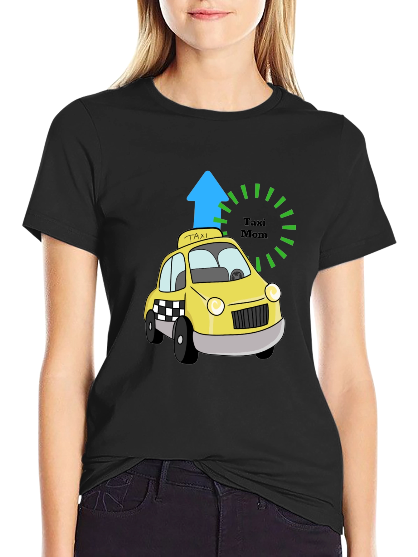 Taxi Mom Graphic Tee - Gift for Moms