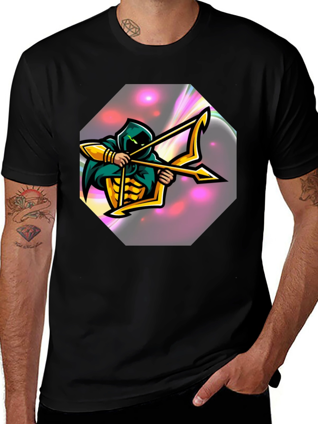 Archer Graphic T-Shirt - Stealth Style